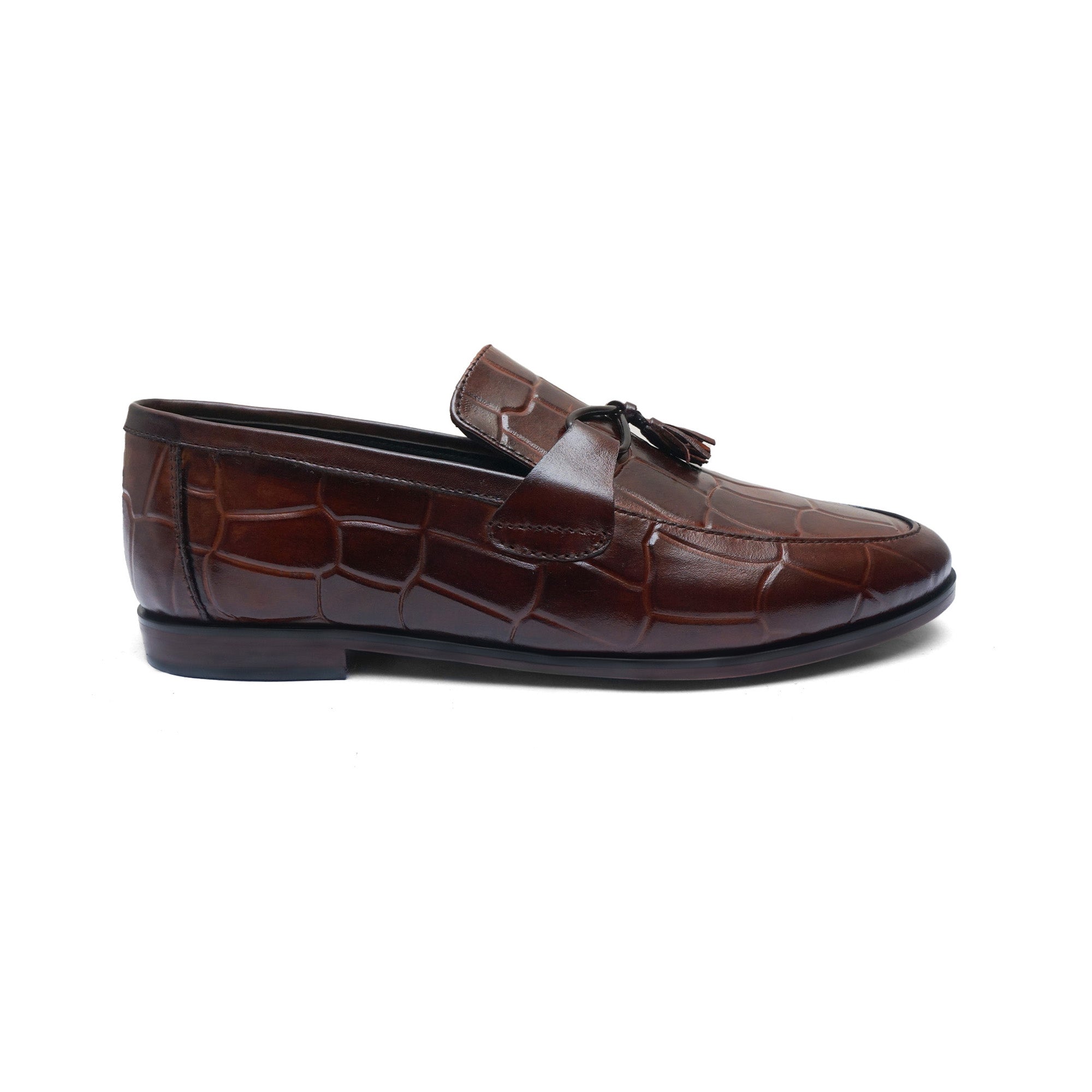 Hedgez Pure Leather Wide Tussle Formel Shoe-171