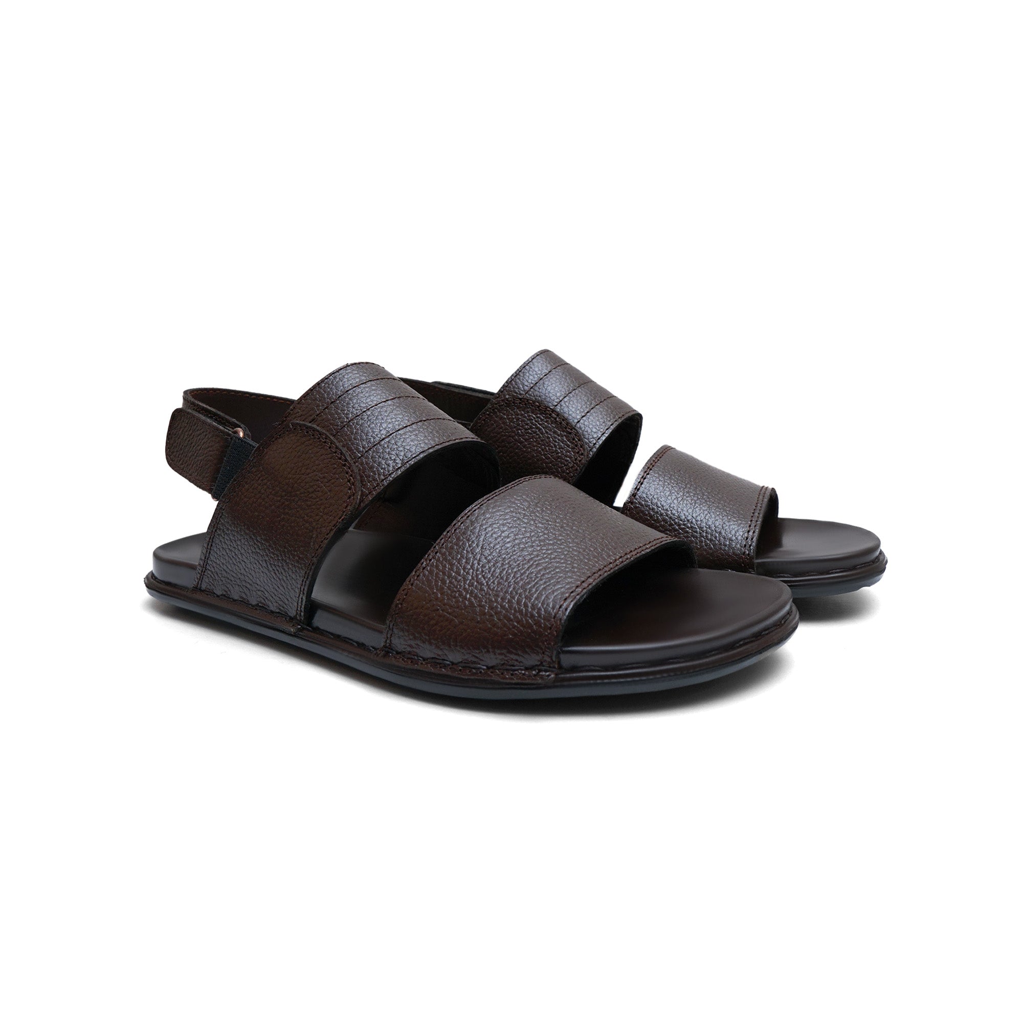 Hedgez Pure Leather Mozgana Sandal Brown- 1030