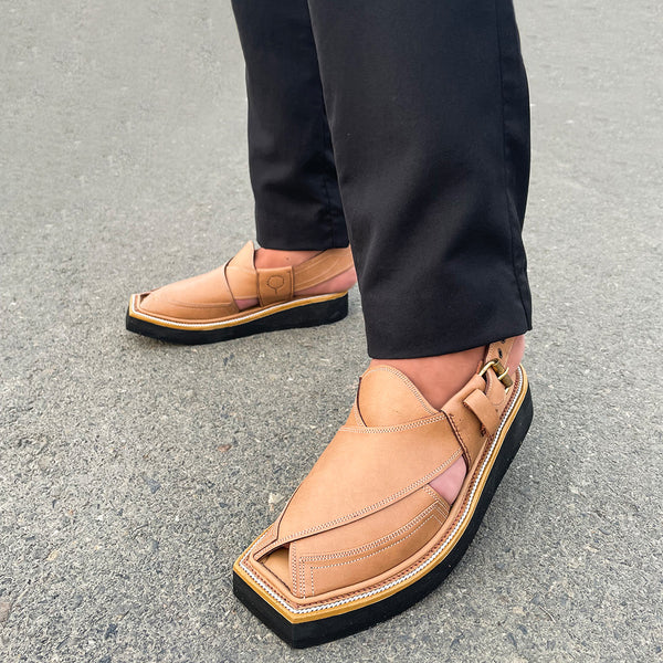 Hedgez Handmade Leather Kaptaan Kherri - 381