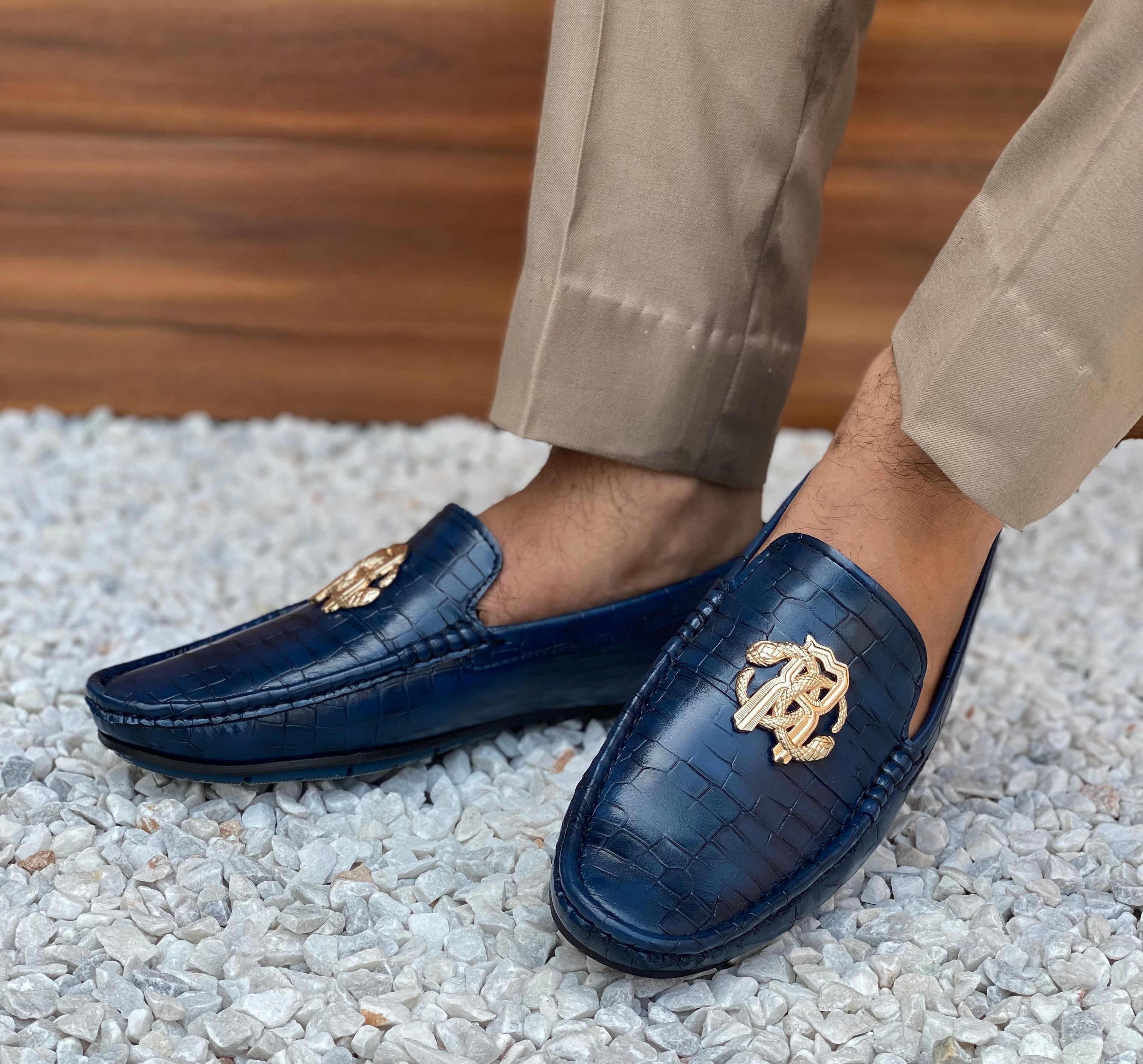 Hedgez Alexander Blue Casual Loafer-8055