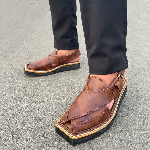 Hedgez Handmade Leather Kaptaan Kherri - 380