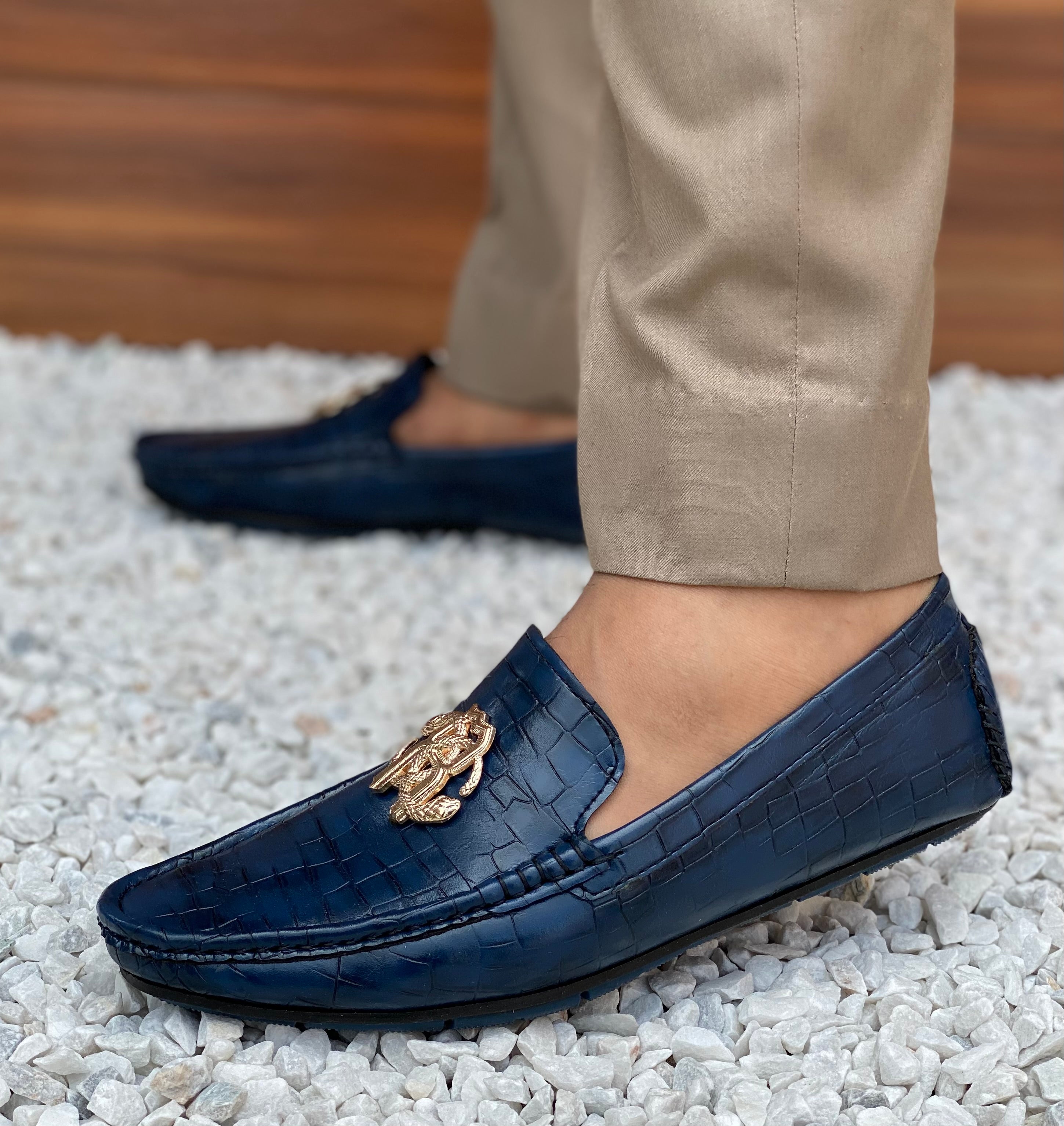 Hedgez Alexander Blue Casual Loafer-8055