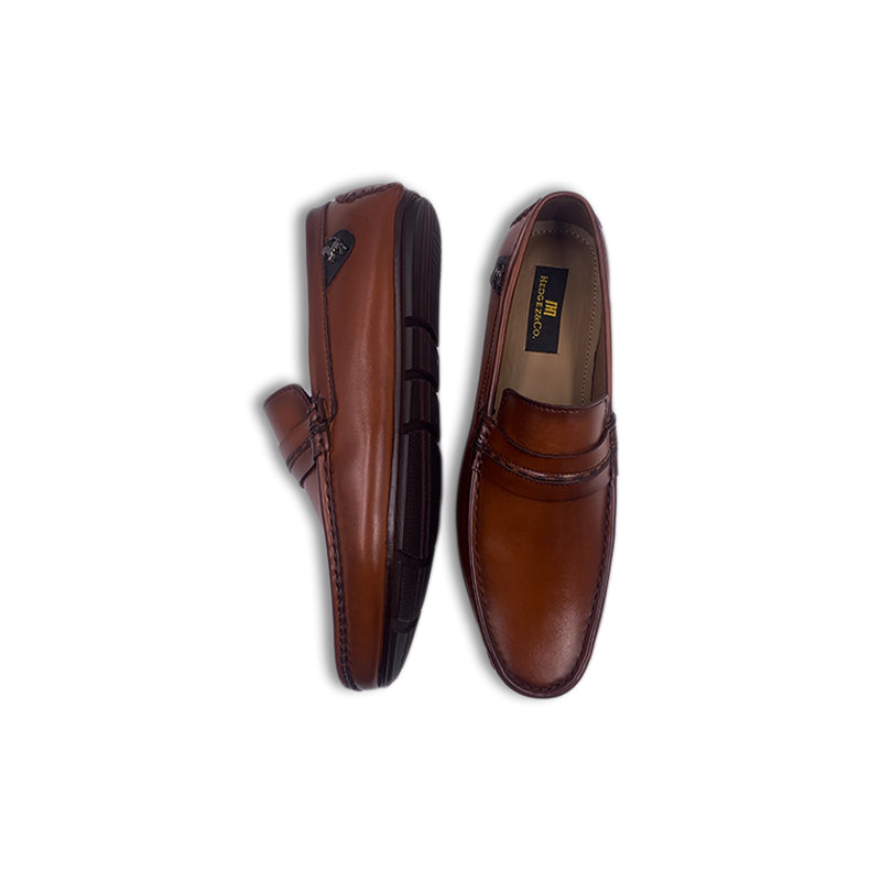 Hedgez Hand Made Cherry Horse Loafer-8044