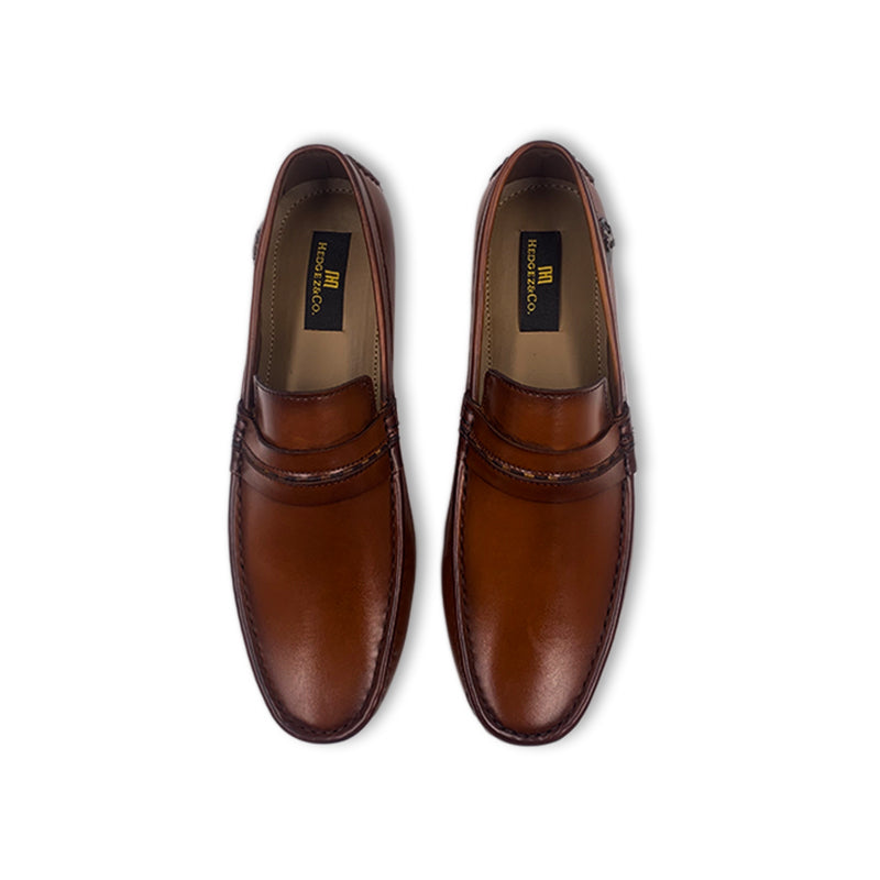 Hedgez Hand Made Cherry Horse Loafer-8044