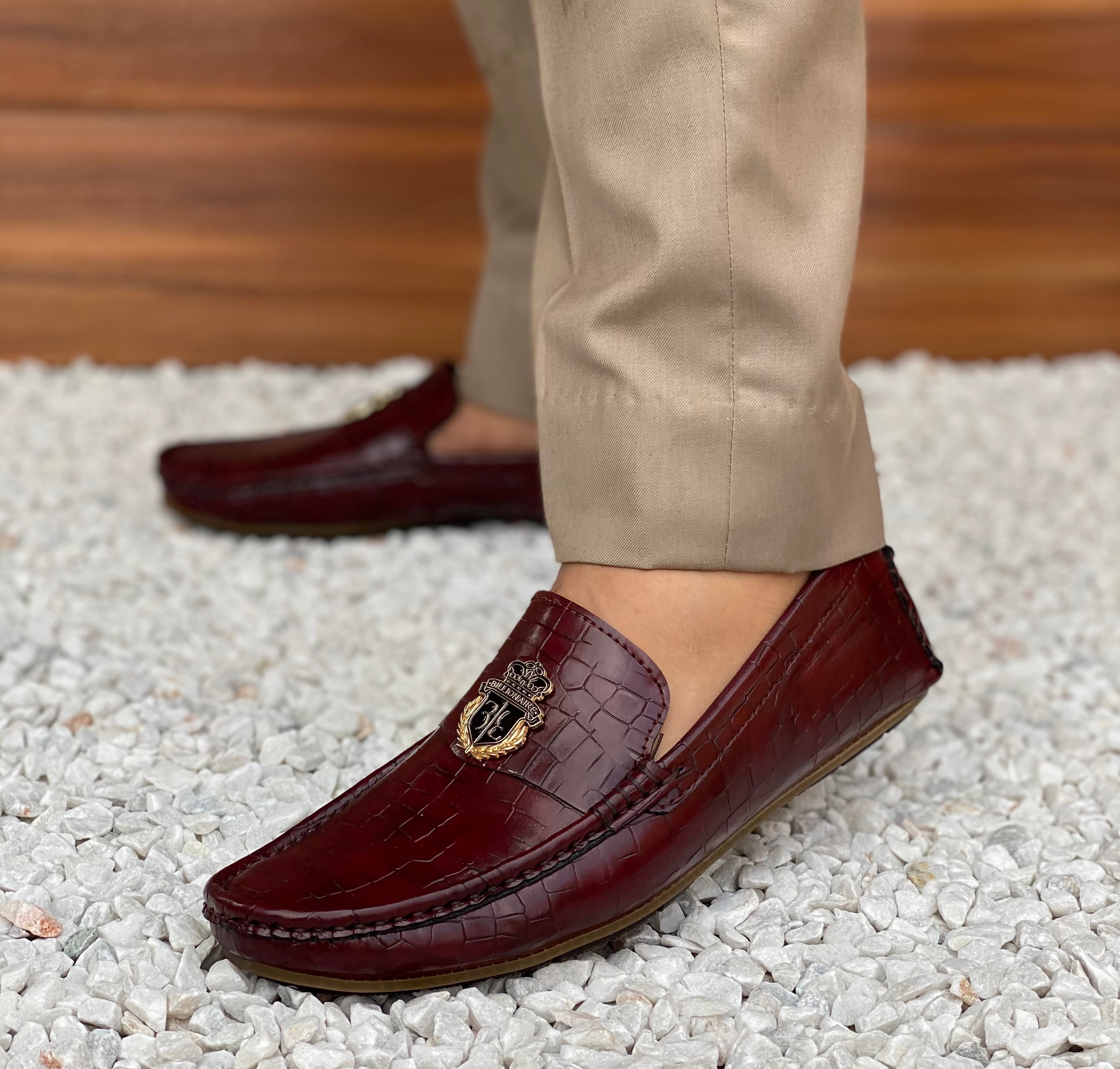 Hedgez Croc Billionaire Casual Loafer-8060