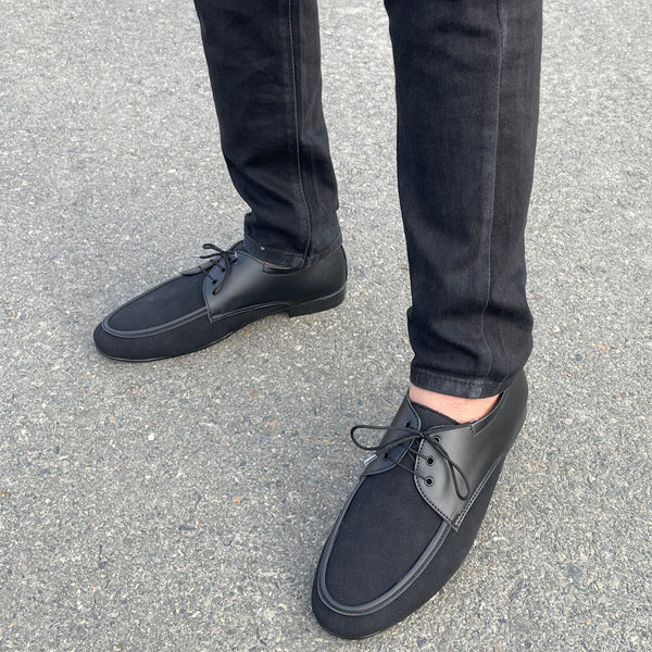 Hedgez Handmade Maverick Black Shoe - 0412