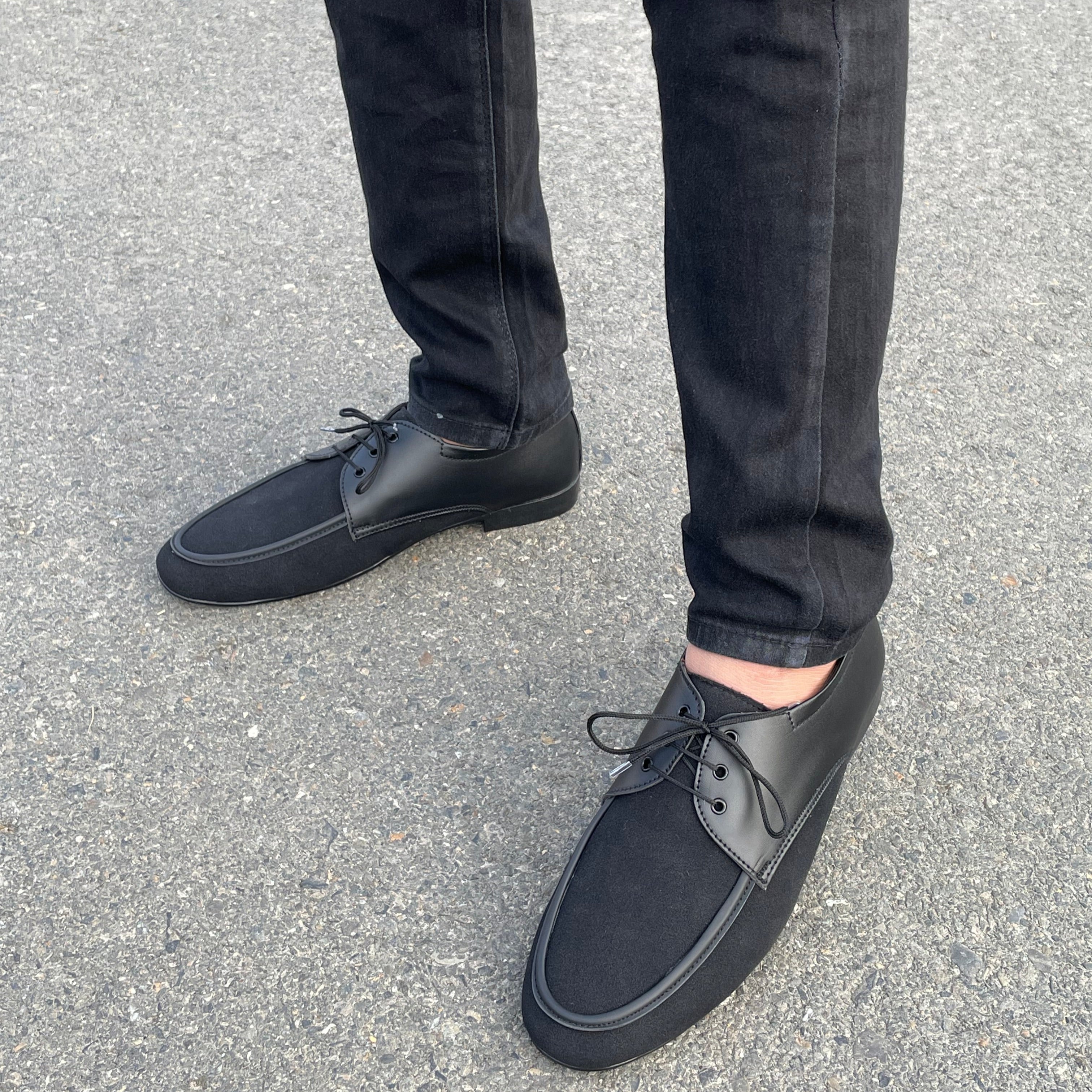 Hedgez Handmade Maverick Black Shoe - 0412