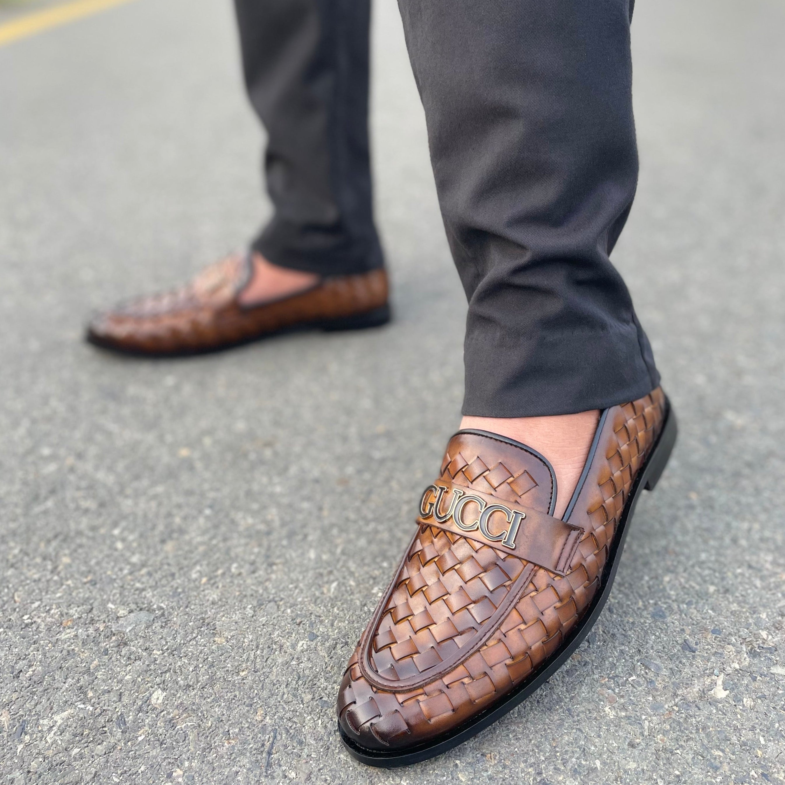 Hedgez Hand-made Woven Formel Shoe - 428