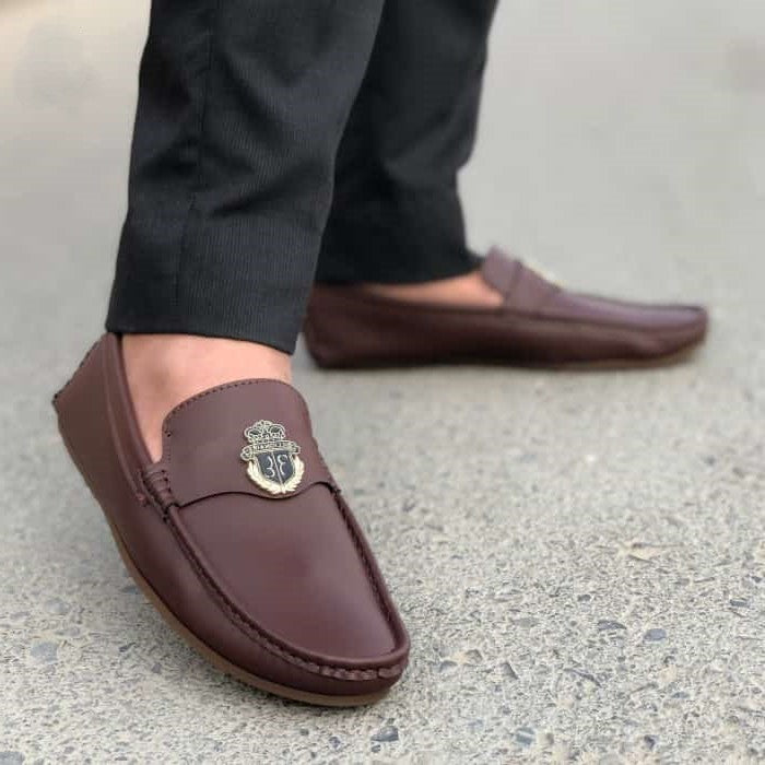 Hedgez Hand Stitch Billionaire Brown Loafer-8059