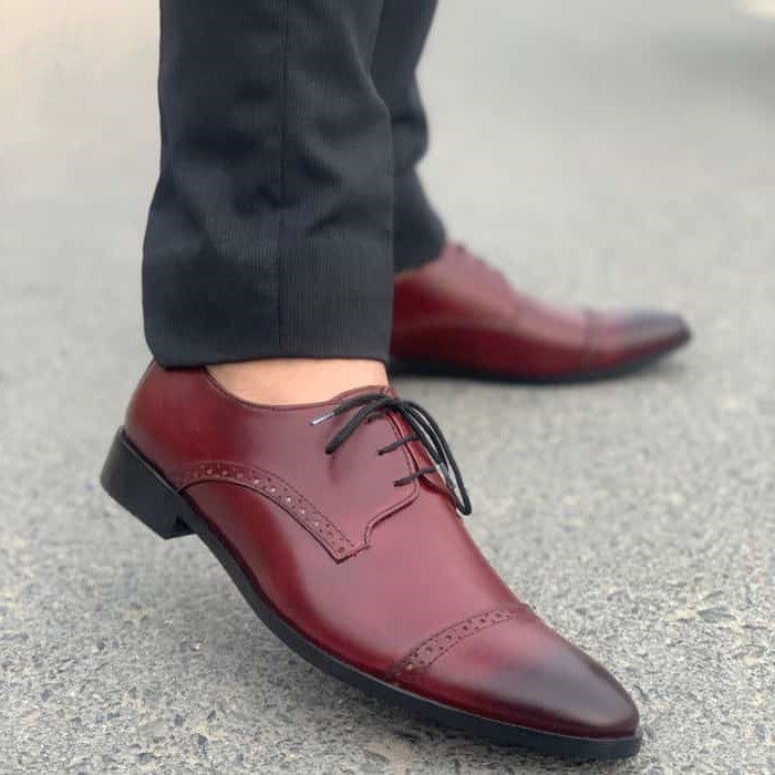 Hedgez Premium Leather Handmade Oxford Formal Shoes-9228