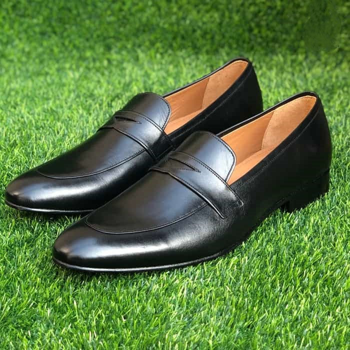 Hedgez Pure Leather Handmade Penny Formal Shoes-9223