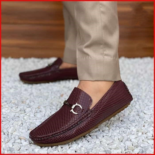 Hedgez Voltis Red Casual Loafer-8064